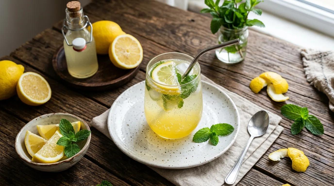 Ev Yapımı Limonlu Gazoz