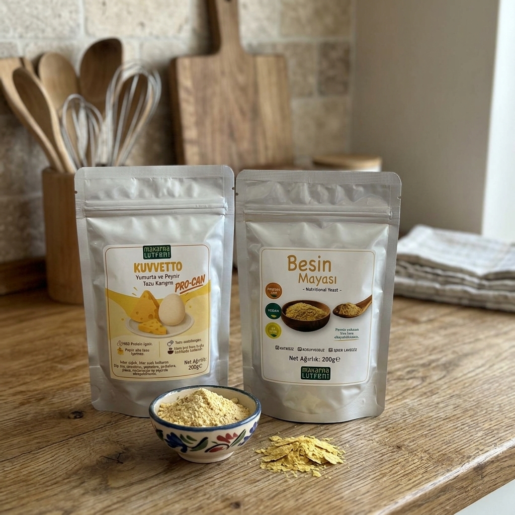 Bebekler İçin Protein Kaynağı: Besin Mayası & Yumurta Peynir Tozu (2x200g)