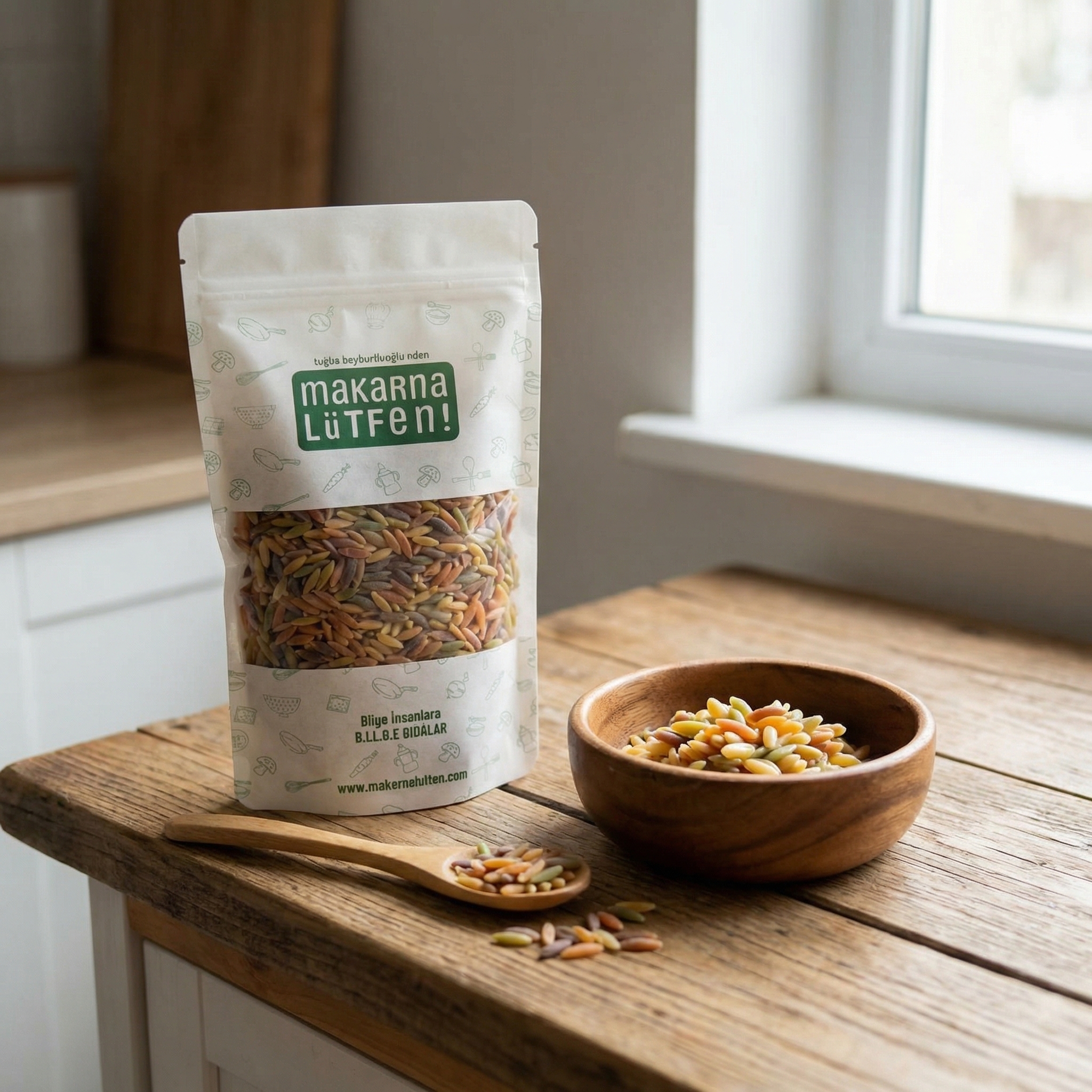 Bebekler İçin Renkli Sebzeli Arpa Şehriye (8+ Ay - 250 gr)