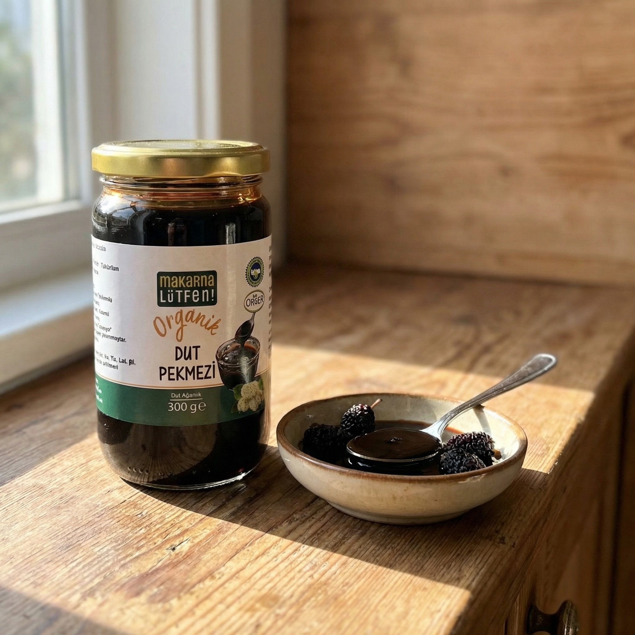 Bilge Mutfağım Organik Dut Pekmezi 300g - Doğal ve Katkısız Lezzet