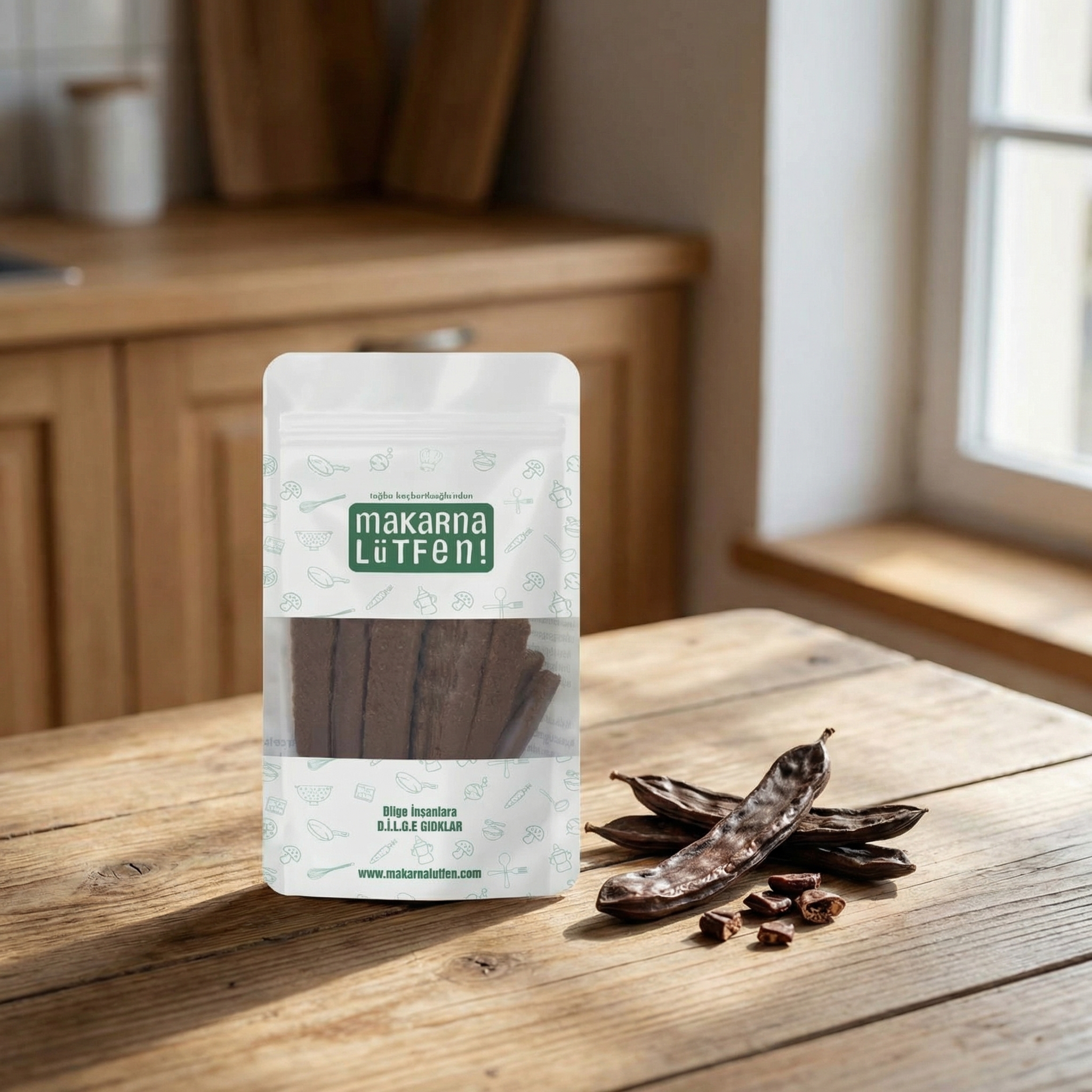 Doğal Keçiboynuzlu Çubuk Bisküvi - Katkısız ve Doygun Lezzet (105 gr)