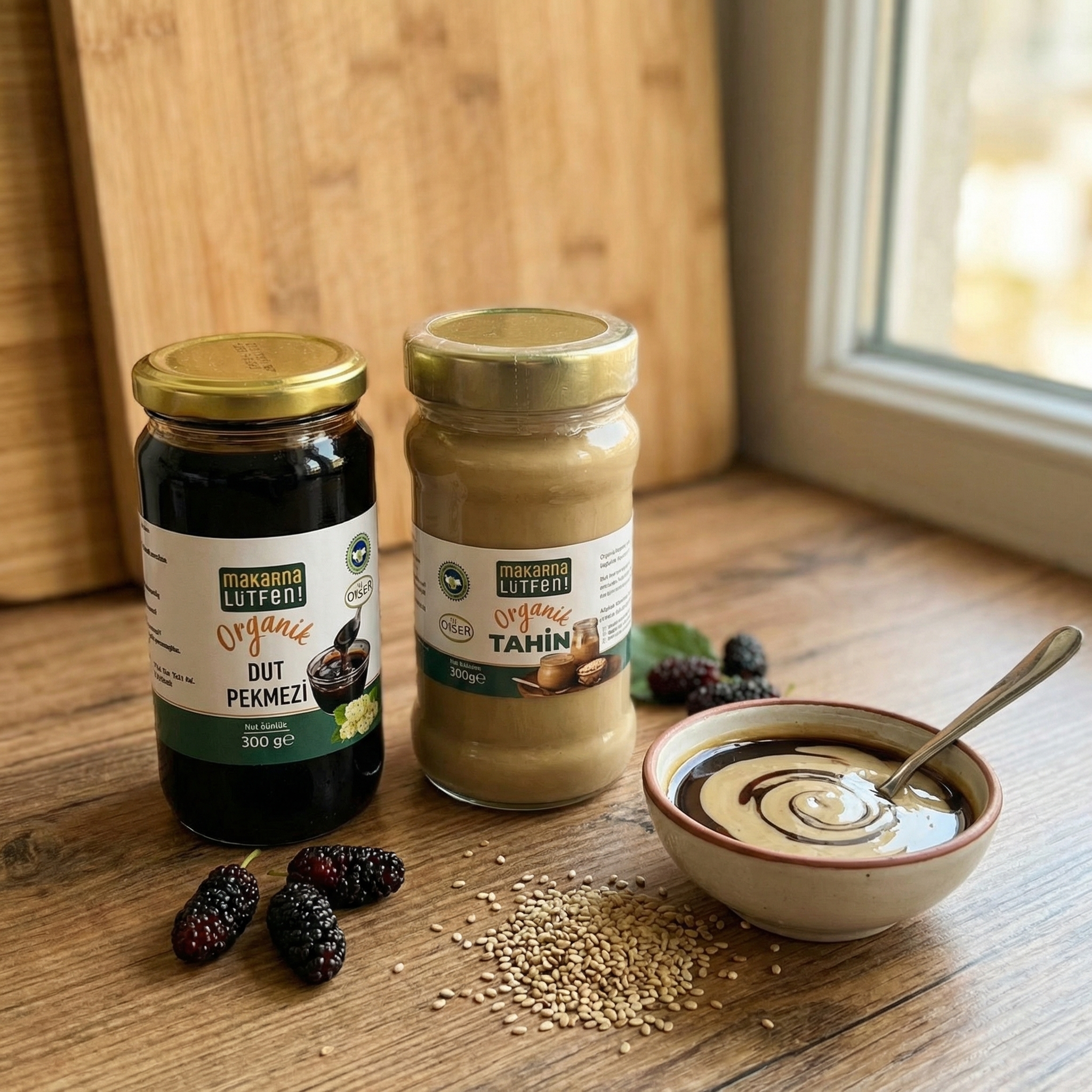 Kahvaltıların Vazgeçilmezi: Organik Dut Pekmezi ve Tahin İkilisi