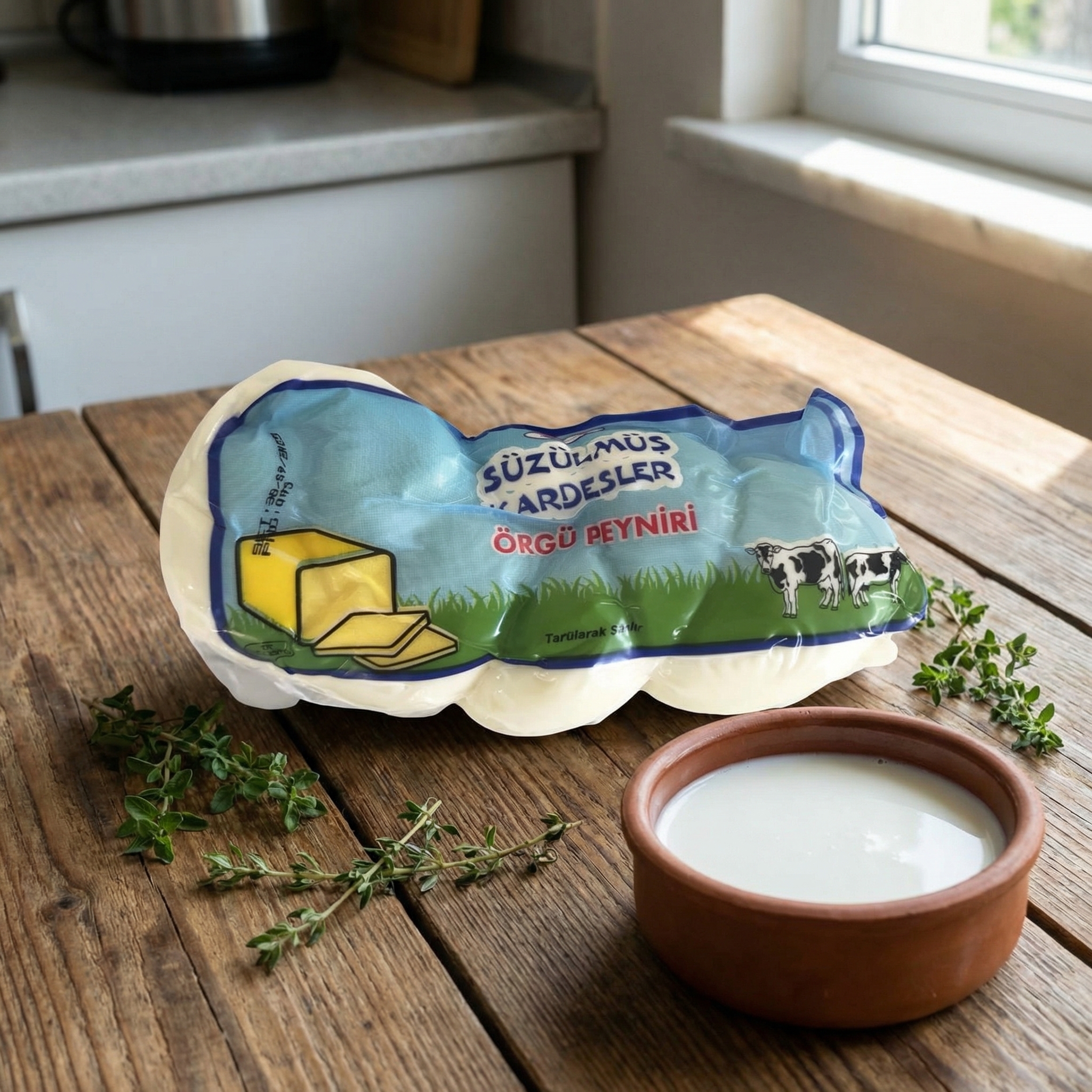 Katkısız Trakya Örgü Peyniri (Sepet Peyniri Lezzetiyle) 475-500 gr