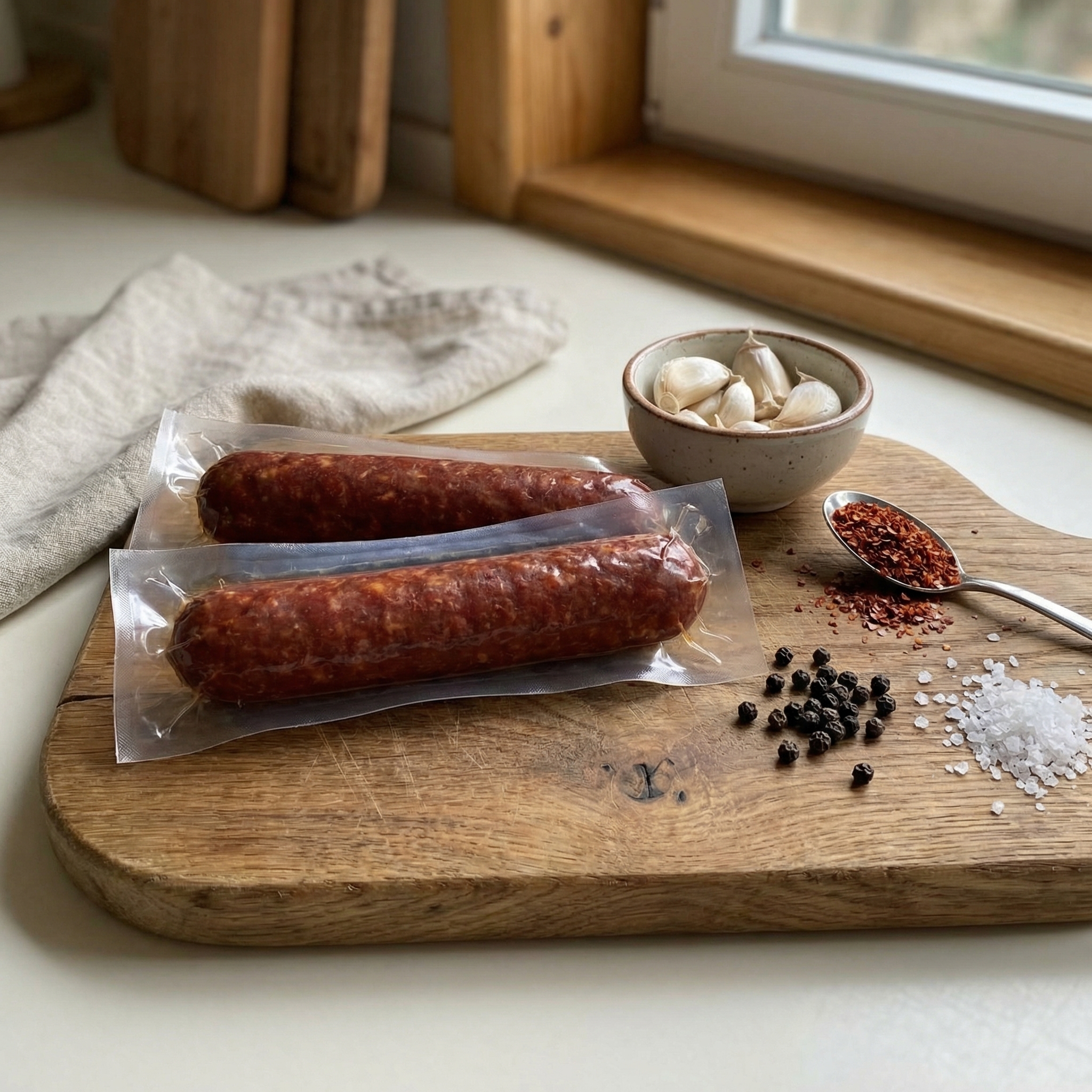 Kuka Çiftliği'nden Doğal Lezzet: 2'li Katkısız Fermente Sucuk Paketi