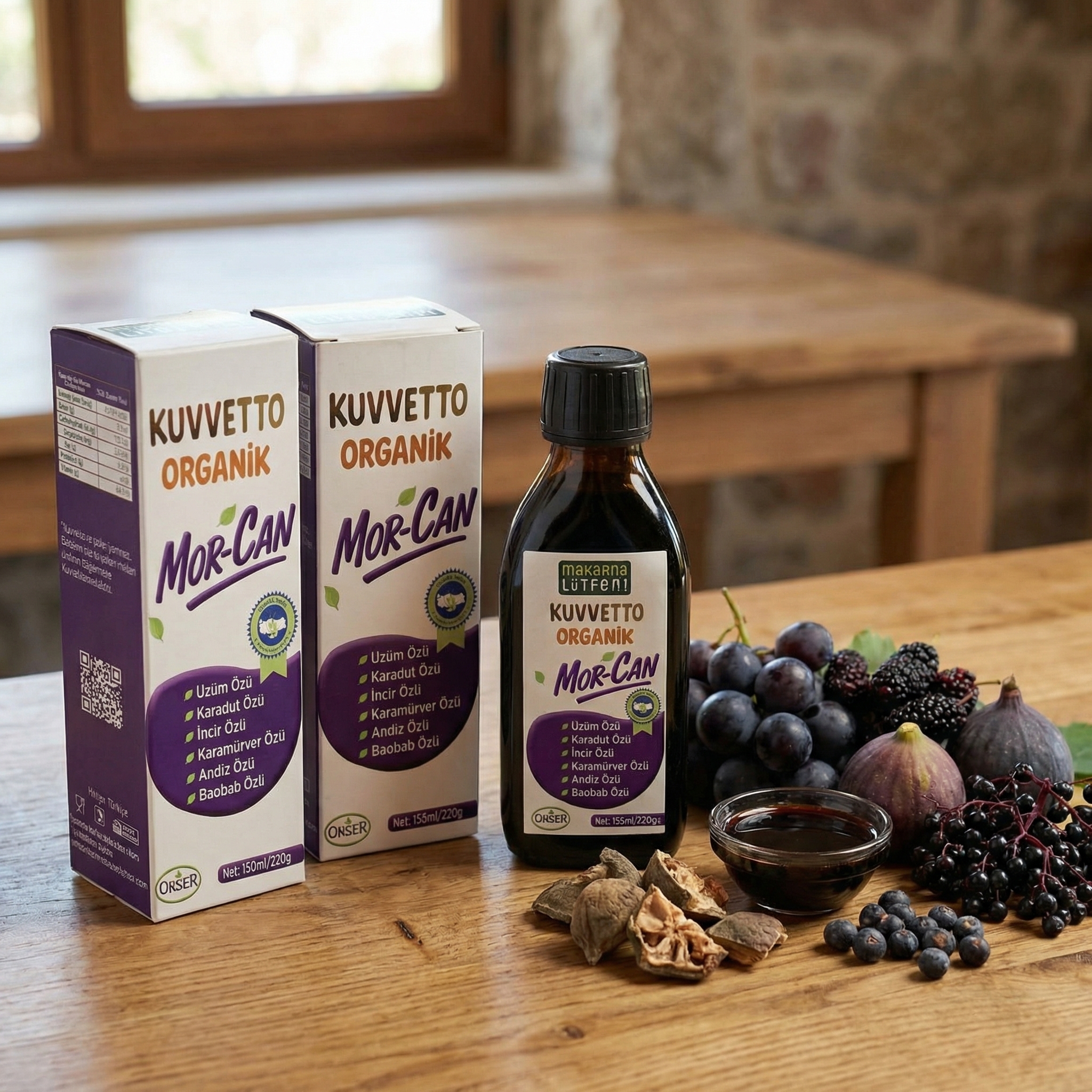 Kuvvetto Morcan Organik Baobab Özlü 2'li Paketi: Bağışıklık Gücü Doğadan