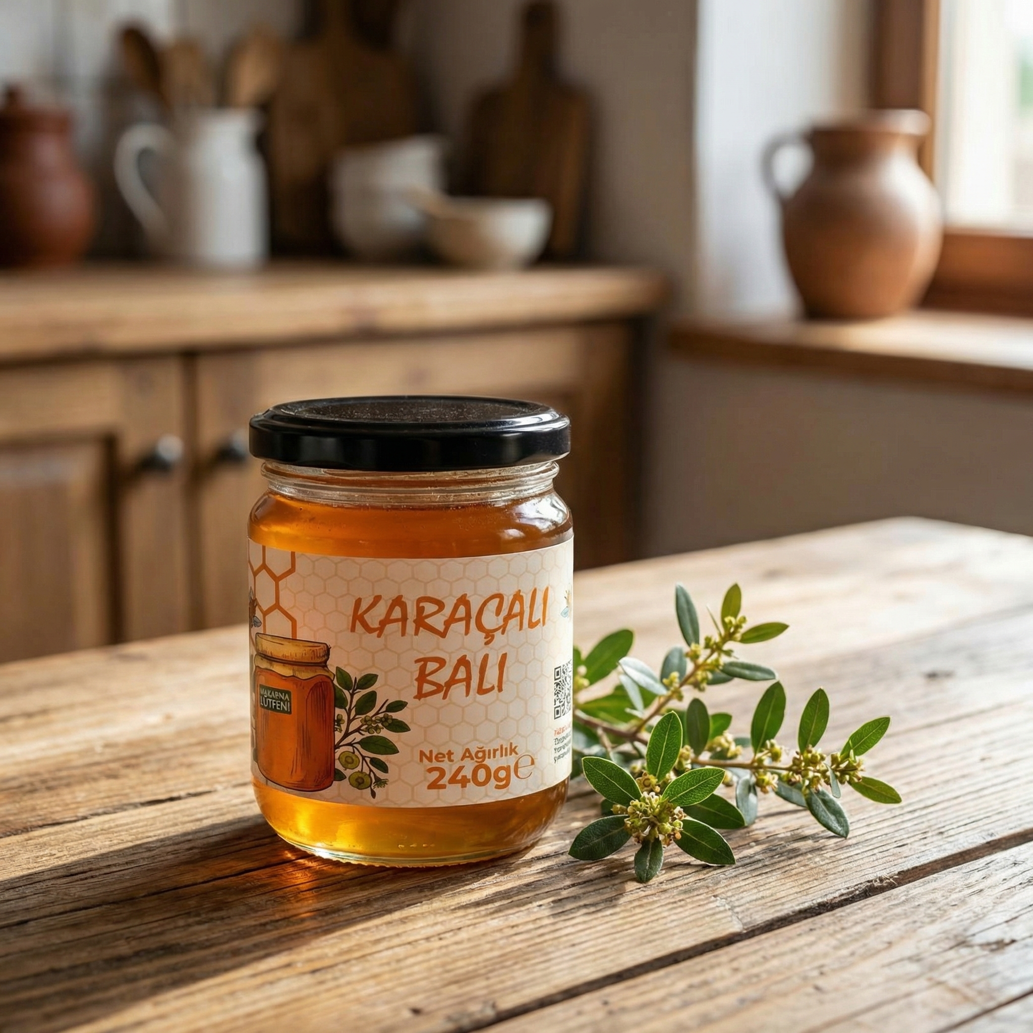 Makarna Lütfen Özel Karaçalı Balı - Saf Lezzet Deneyimi (240gr)