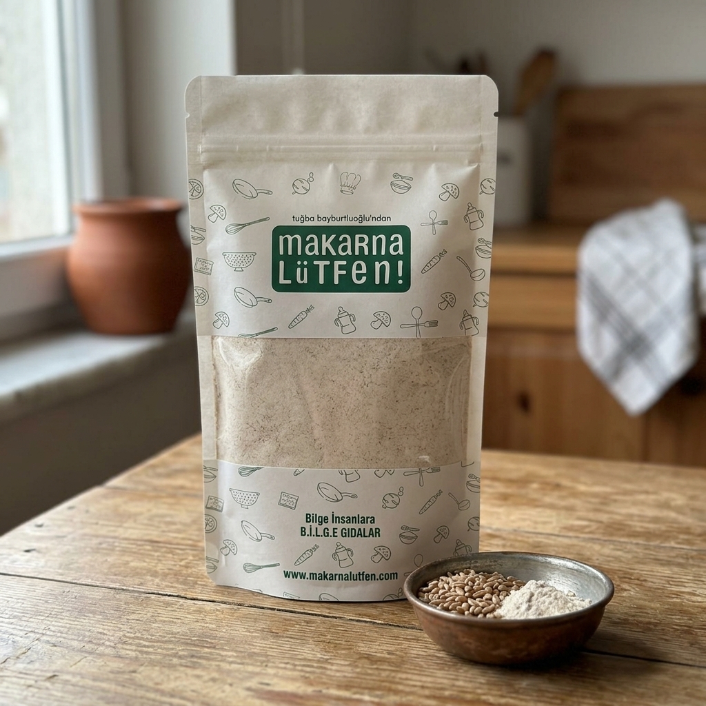 Organik Tam Siyez Unu - Siyez Buğdayının Kadim Lezzeti (250 gr)