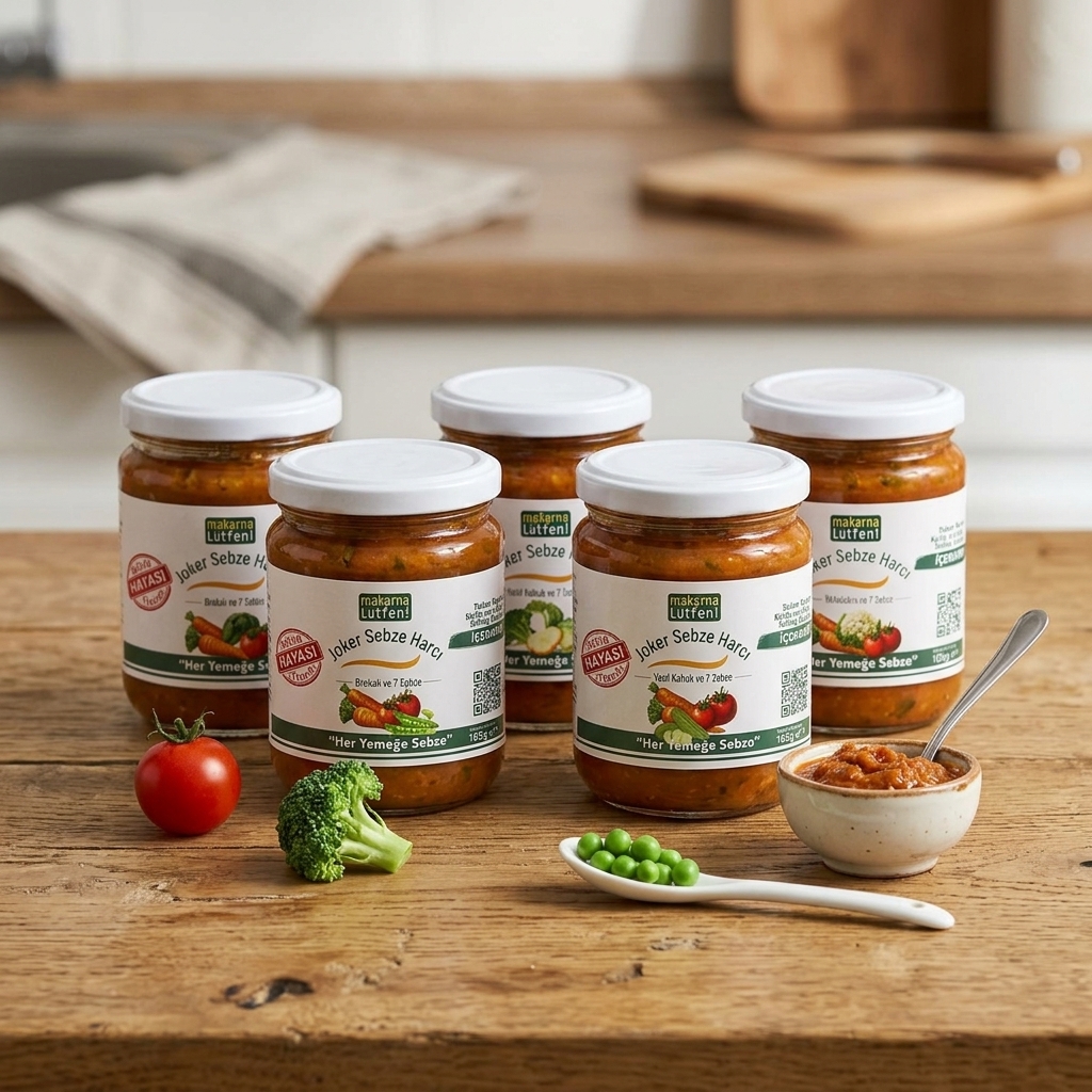 Pratik Lezzetler İçin Joker 5'li Sebze Karışımı Seti (5x165g)