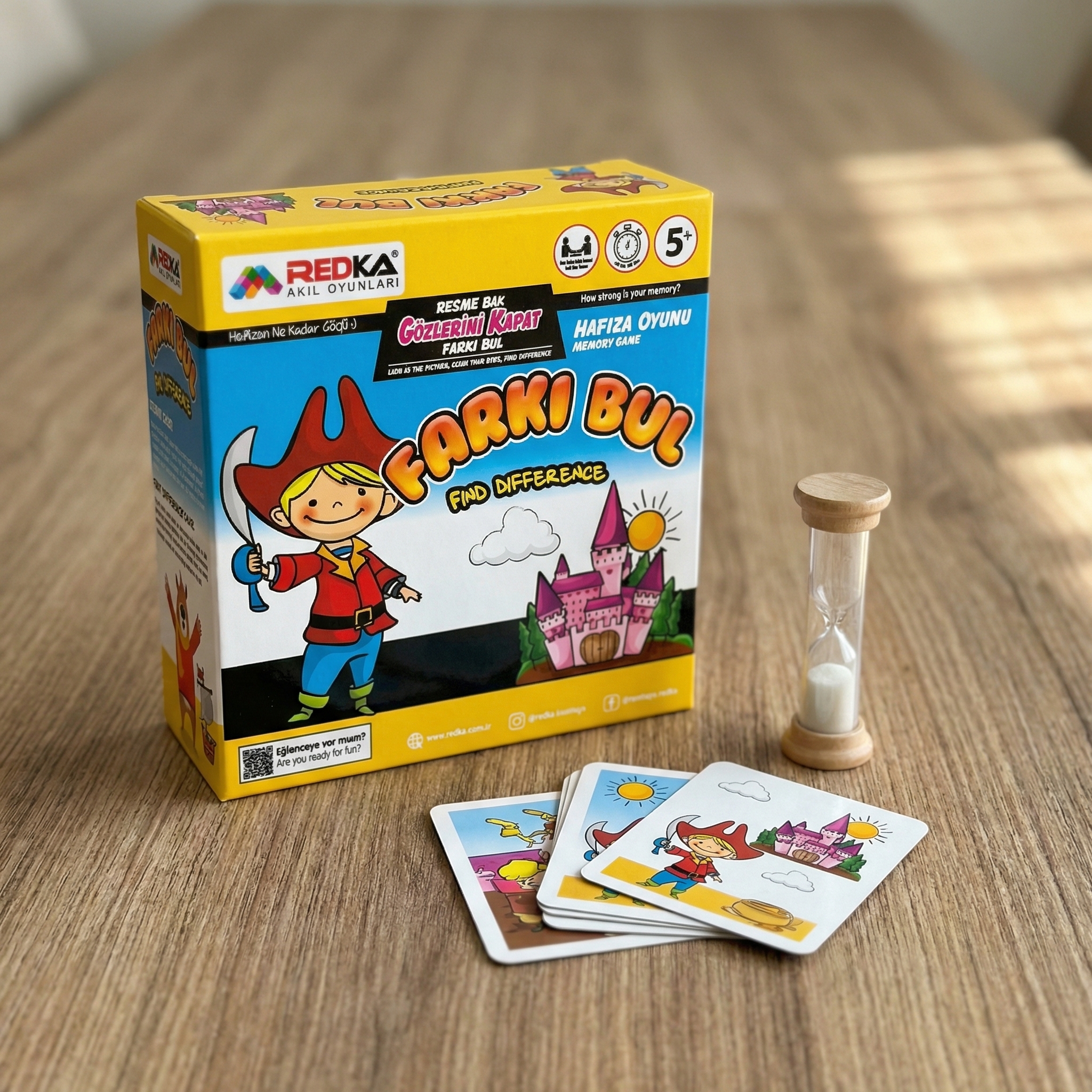 Redka Zeka Geliştirici Hafıza Oyunu Farkı Bul 5+