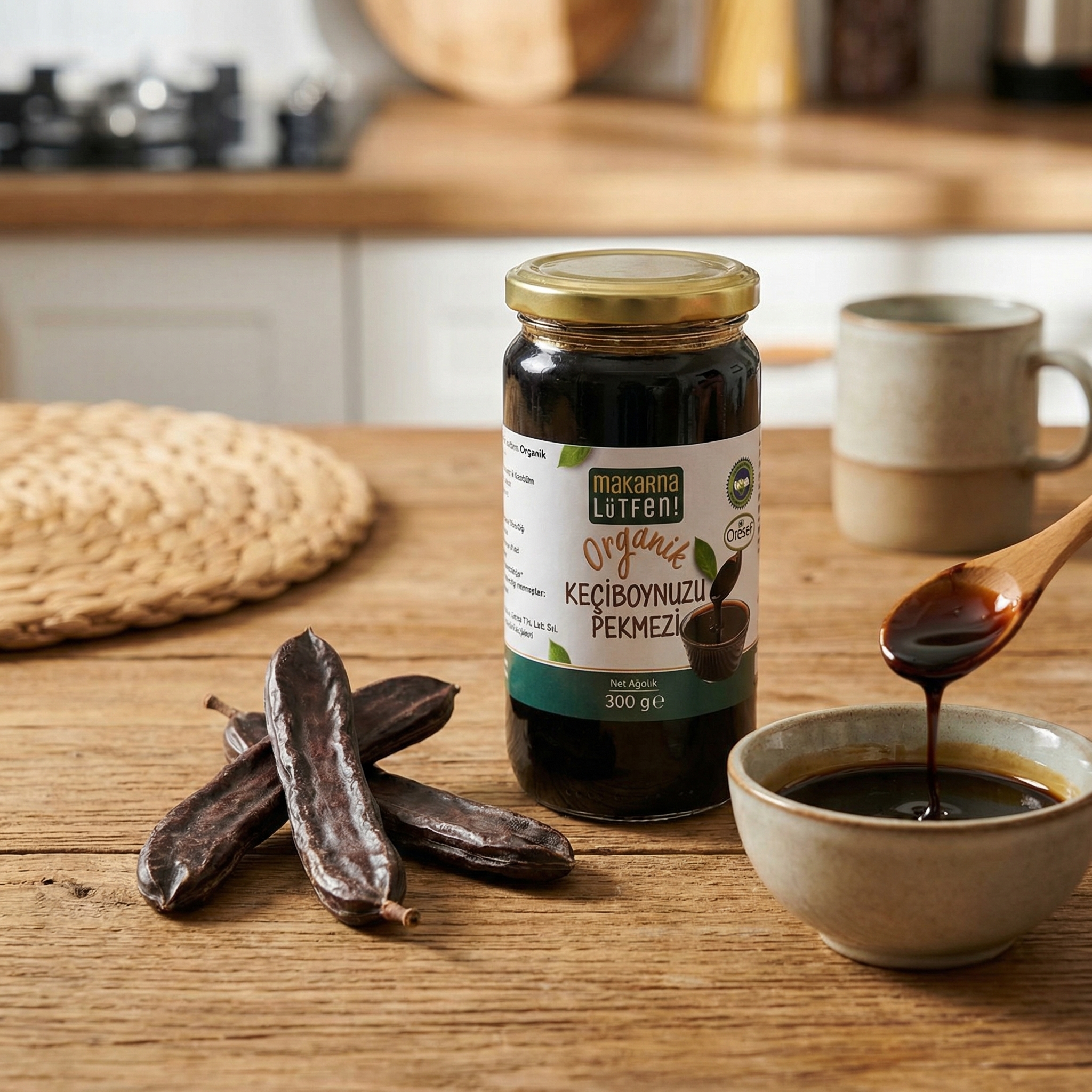 Saf Organik Keçiboynuzu Özü Pekmezi - 300g