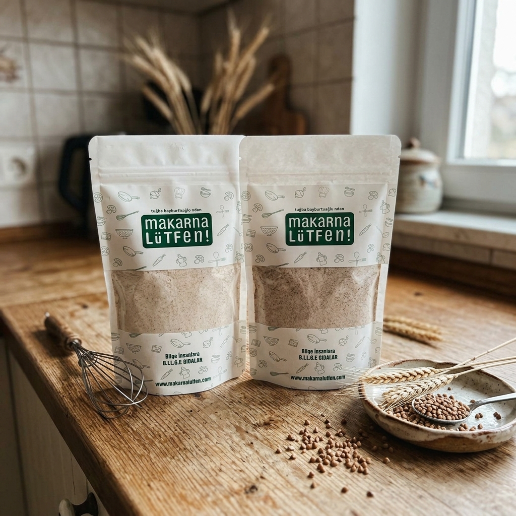 Sağlıklı Kahvaltılar İçin Tam Buğday ve Ruşeymli Krep Karışım Seti (2x177 gr)