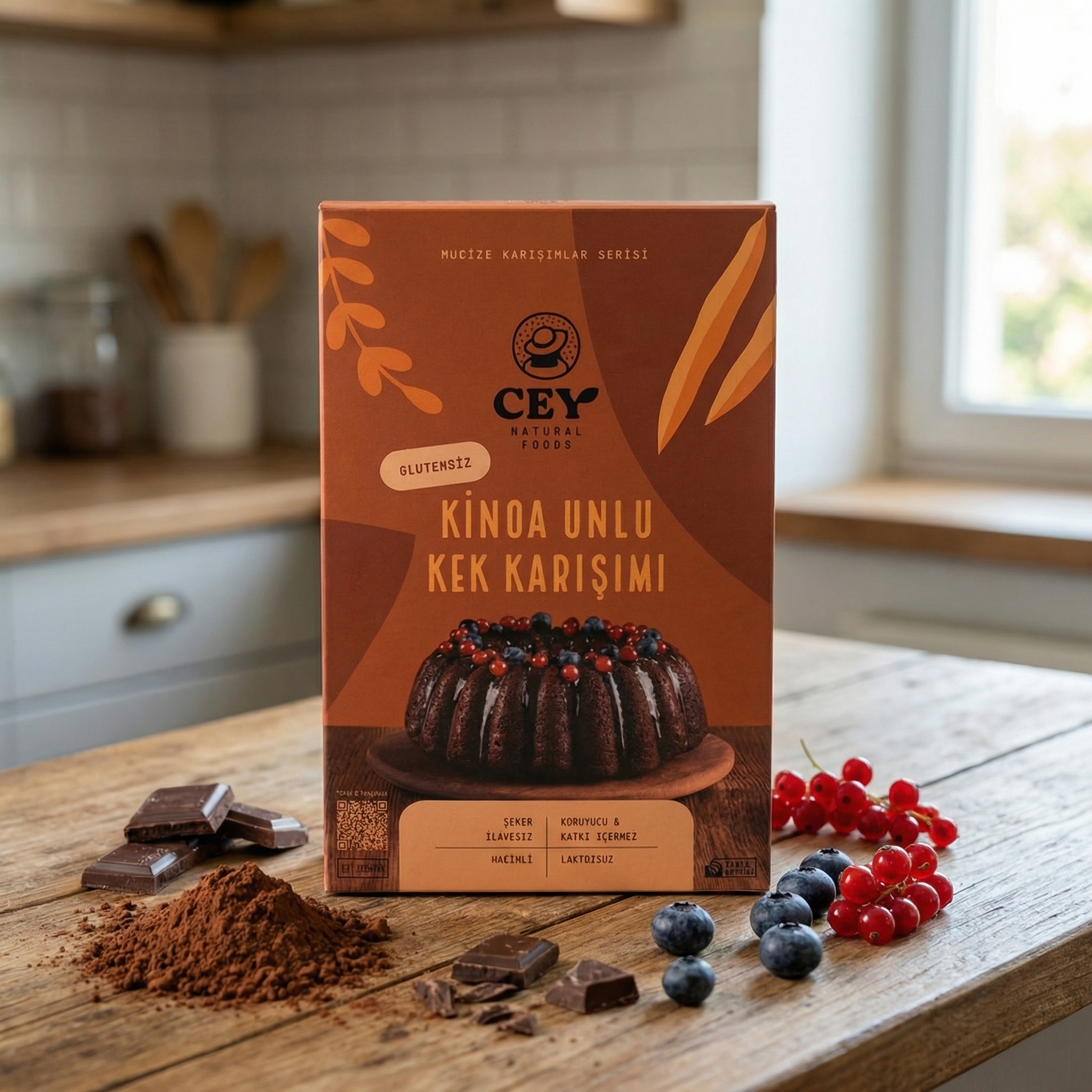 Sağlıklı ve Lezzetli Kinoa Unlu Kek Karışımı - Glutensiz ve Şekersiz Pratik Tarif