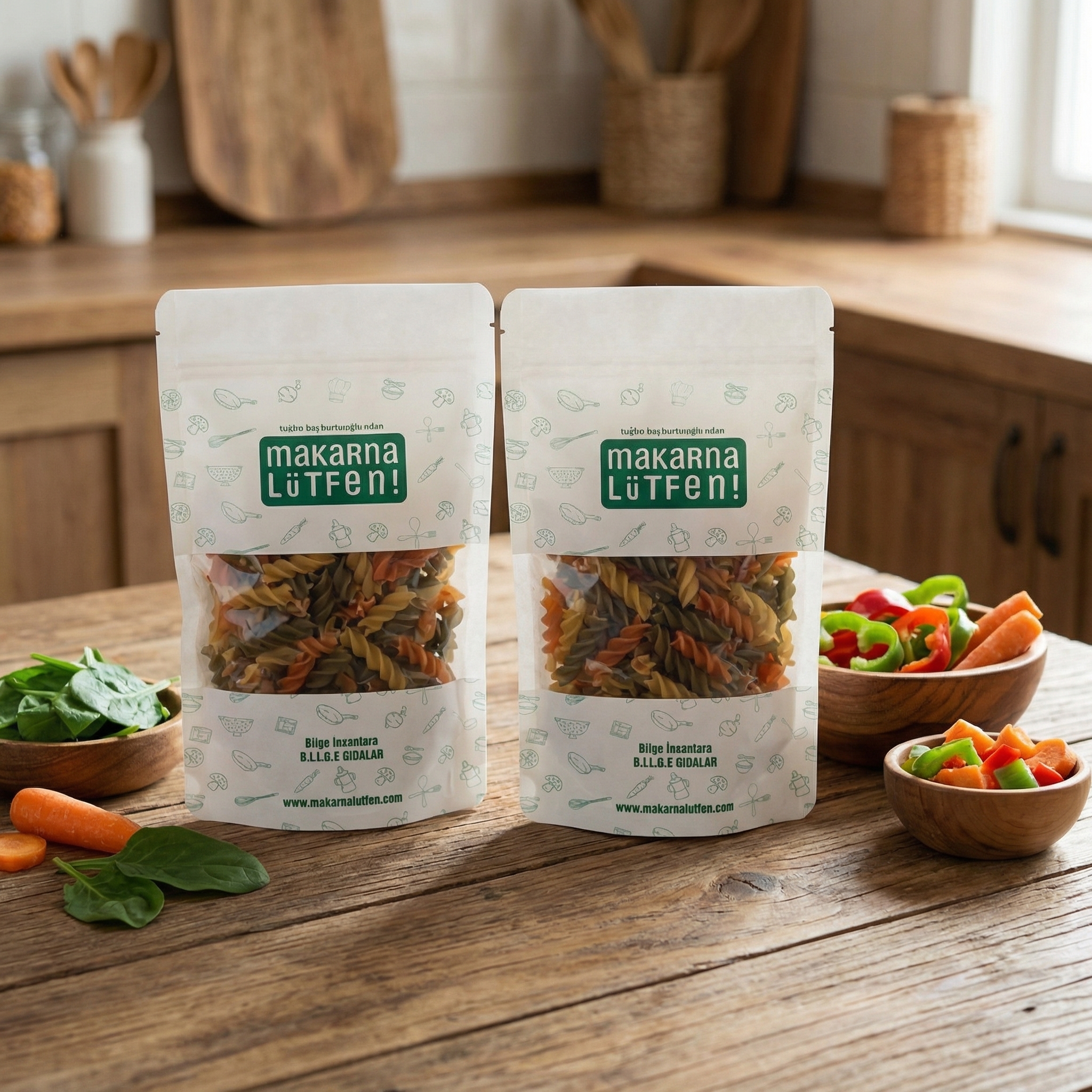 Sağlıklı ve Lezzetli: Makarna Lütfen Karışık Sebzeli Makarna (2x200 gr, %35 Sebzeli)