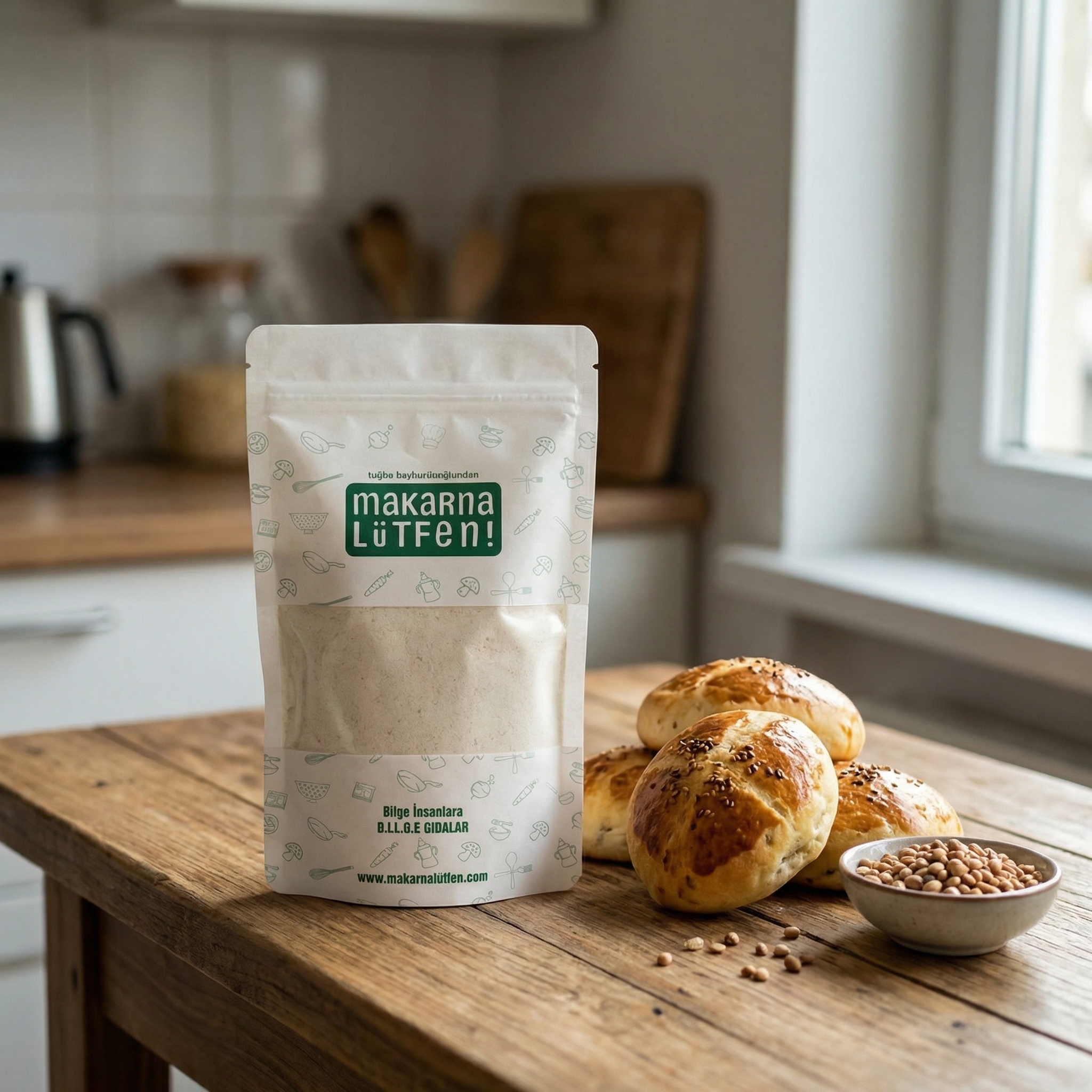 Sağlıklı Yaşam İçin Tuzsuz Mahlepli Poğaça Karışımı - 375 Gr